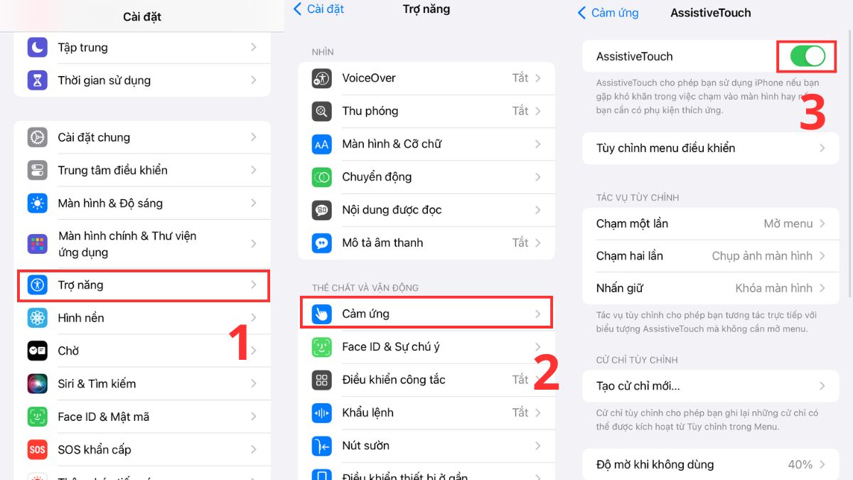 Cách xoay màn hình điện thoại iPhone bằng nút Home ảo (AssistiveTouch)