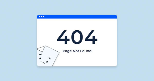 Dấu hiệu nhận biết lỗi 404