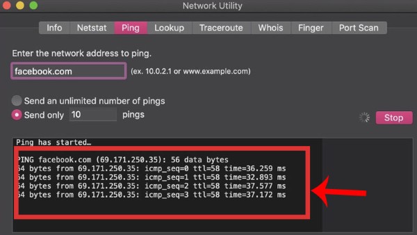 Ý nghĩa và cách phân tích kết quả Ping Test