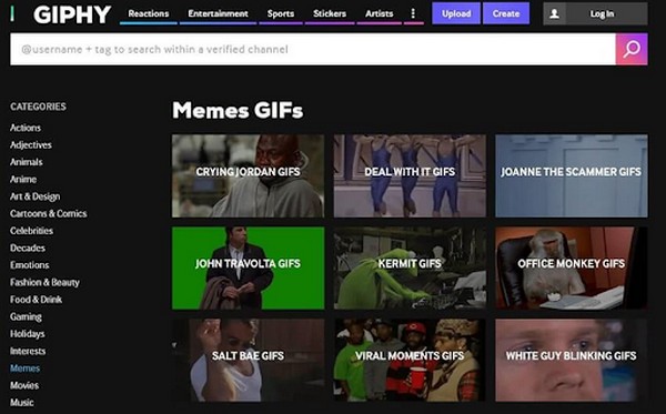 Thumbnail trên ảnh GIF